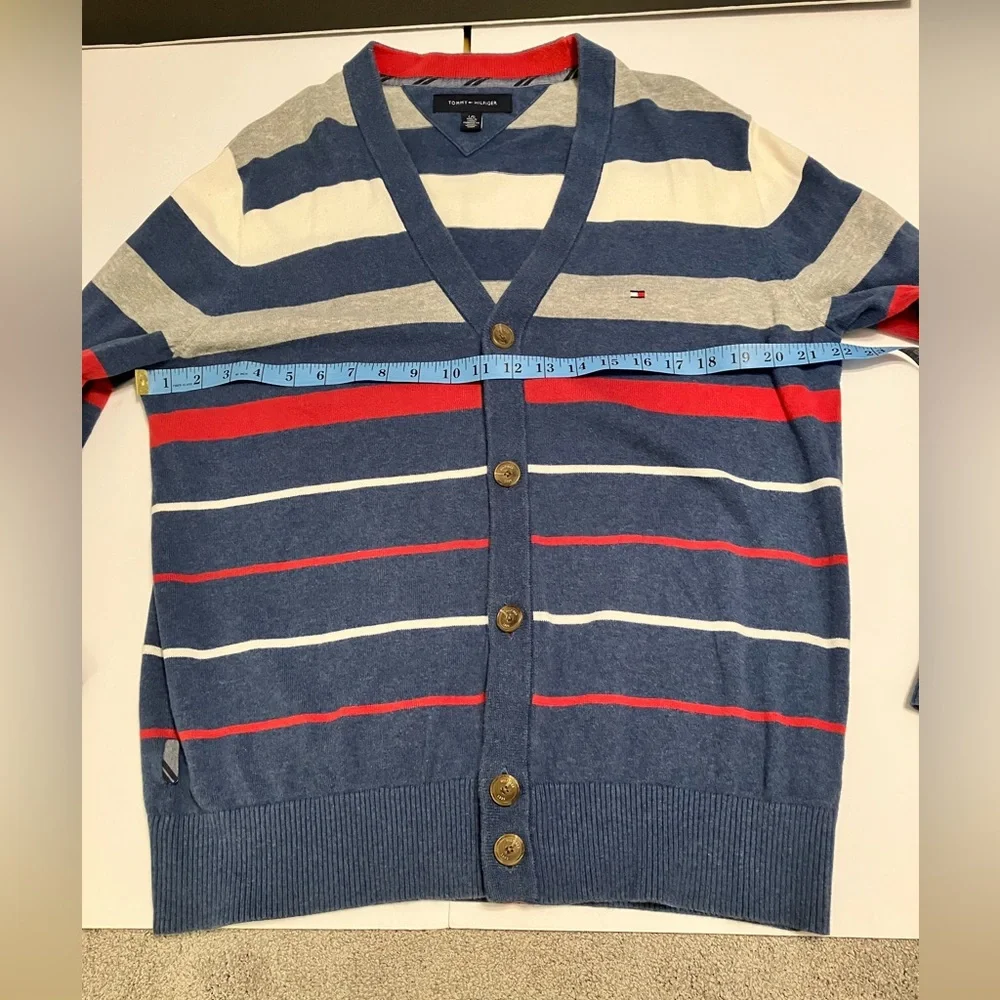 Tommy Hilfiger Colorblock Cardigan Sz L